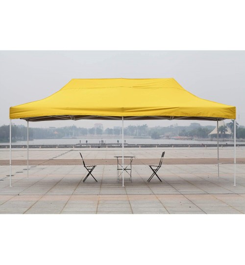 AMERICAN PHOENIX Canopy Tent 10x20 Easy Pop Up Instant Portable Event Commercial Fair Shelter Wedding Party Tent (Yellow, 10x20)