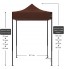 AMERICAN PHOENIX Canopy Tent 5x5 Pop Up Portable Tent Commercial Outdoor Instant Sun Shelter (5'x5' (Black Frame), Brown)
