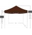 AMERICAN PHOENIX Pop Up Canopy Tent 10x10 Portable Instant Commercial Outdoor Beach Heavy Duty Market Shelter (10x10FT (White Frame), Brown)