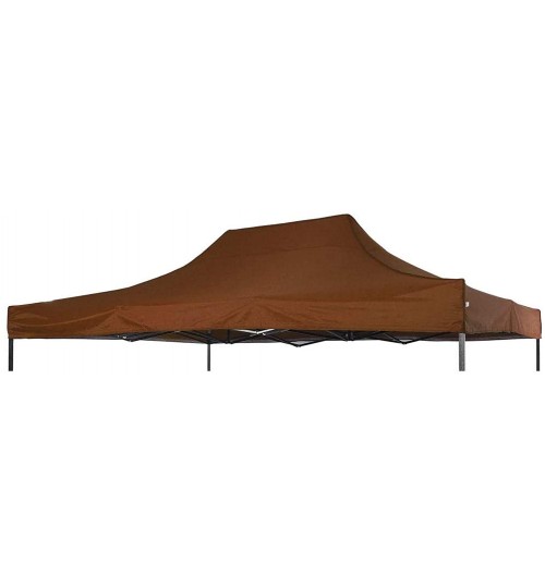 AMERICAN PHOENIX Canopy Top Cover Replacement Cloth Only Top Fabric (10x15, Brown)