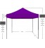 AMERICAN PHOENIX 10x10 Pop Up Canopy Tent Portable Instant Commercial Tent Heavy Duty Outdoor Market Shelter (10'x10' (Black Frame), Purple)